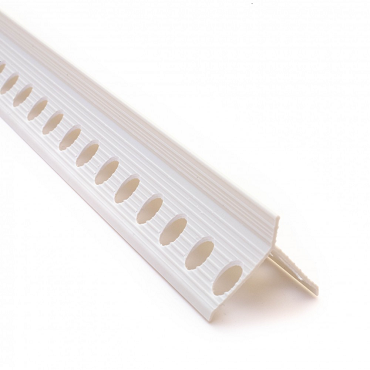 Perle d'angle PVC extérieur, Baguette d'angle